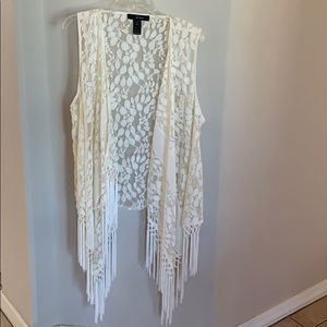 Lace shawl/ vest